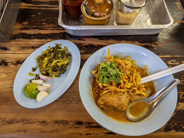 Rich Thai Herbal Chicken Curry with Fresh Ingredients